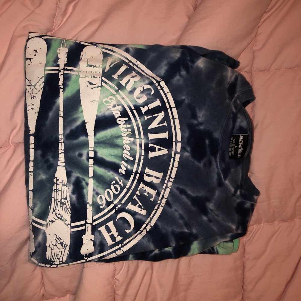 virgina beach  vintage long sleeve shirt UNISEX